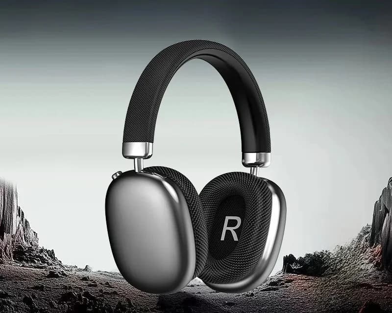 Korvanpäälliset Bluetooth-kuulokkeet säätönupilla, FM-radion ja pitkällä akun kestolla