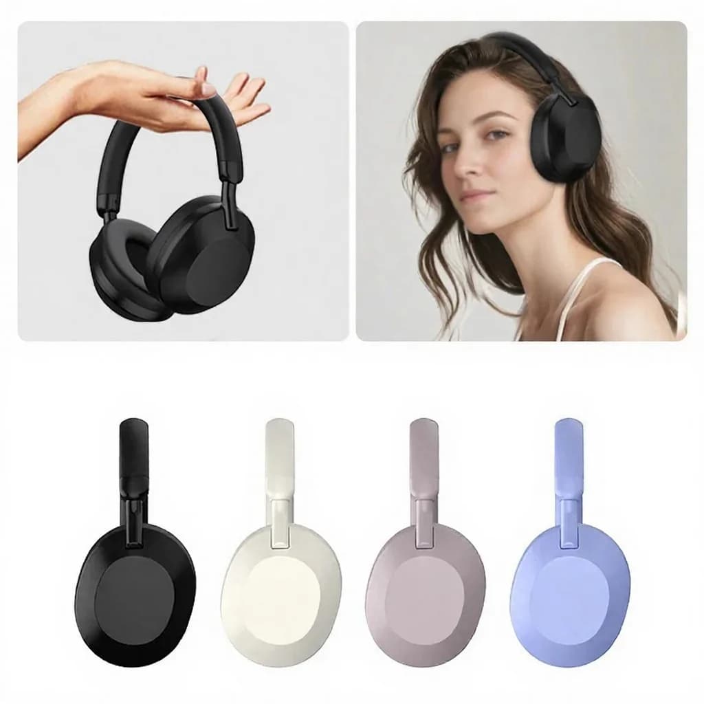 Aktiivisella melunvaimennuksella varustetut langattomat Bluetooth 5.4 -kuulokkeet