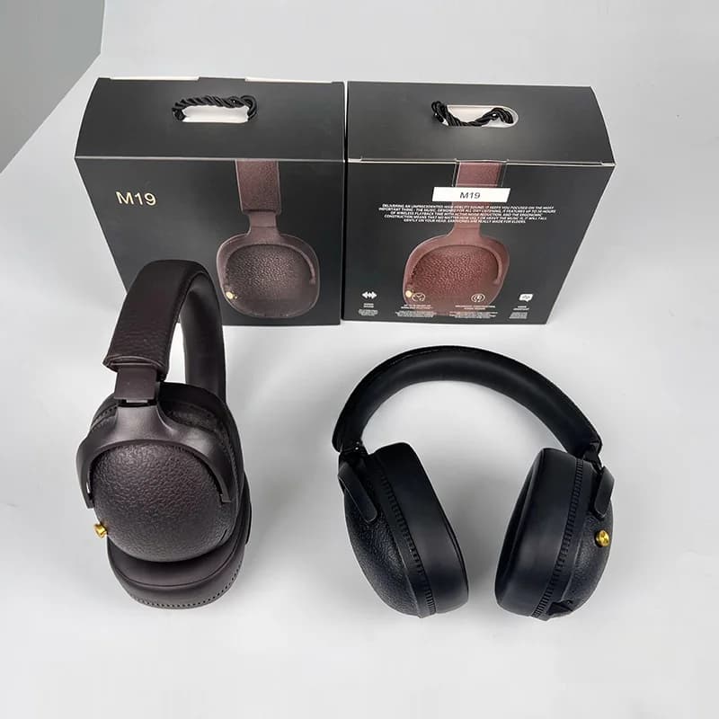Retro-tyyliset langattomat Bluetooth-over-ear-kuulokkeet mikrofonilla