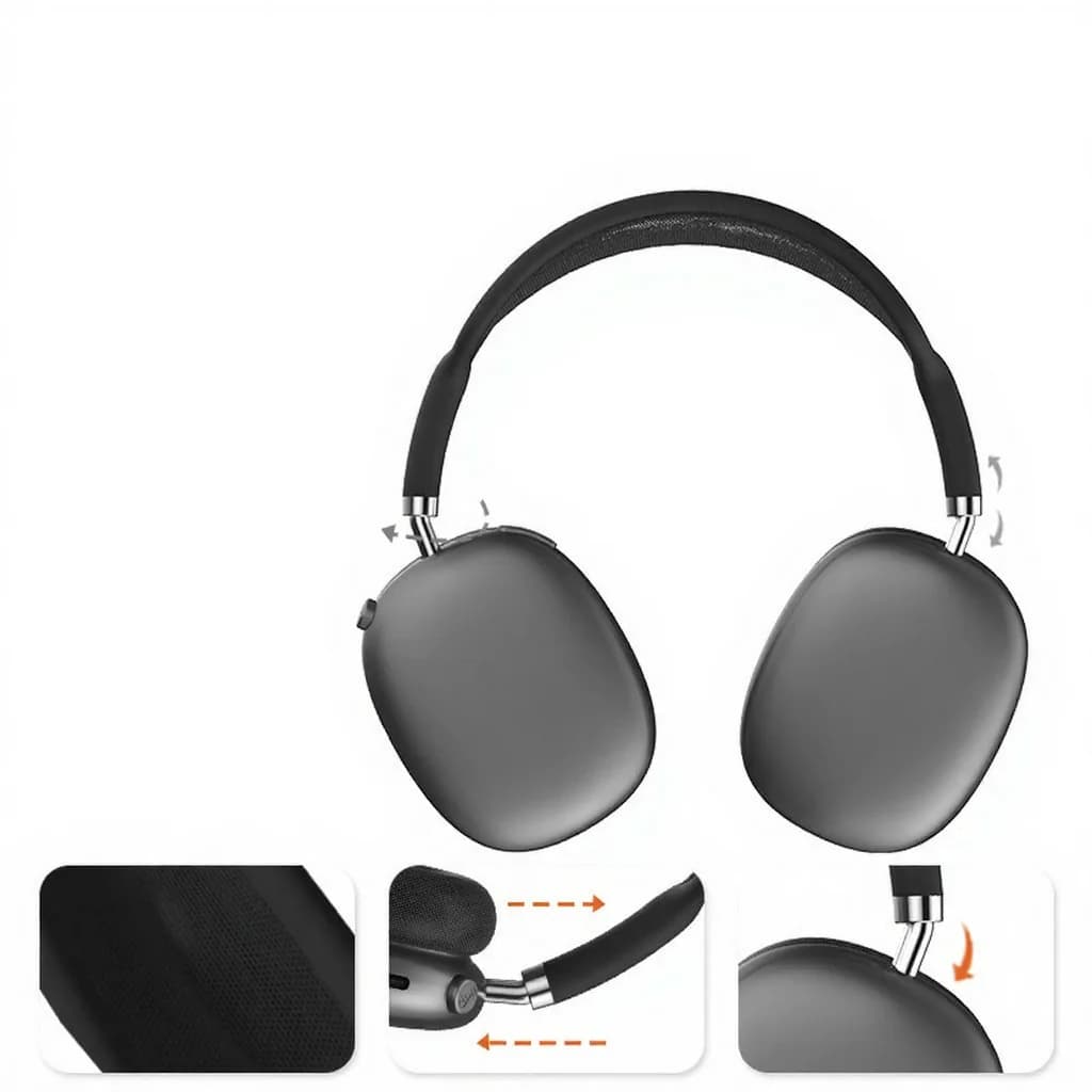 Langattomat Bluetooth-kuulokkeet, FM-radio ja TF-korttipaikka