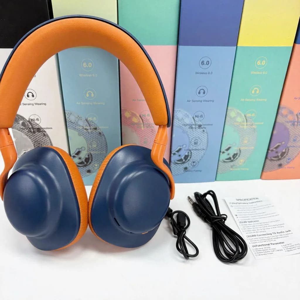 Langattomat Bluetooth-kuulokkeet FM-radiolla ja Type-C-latauksella
