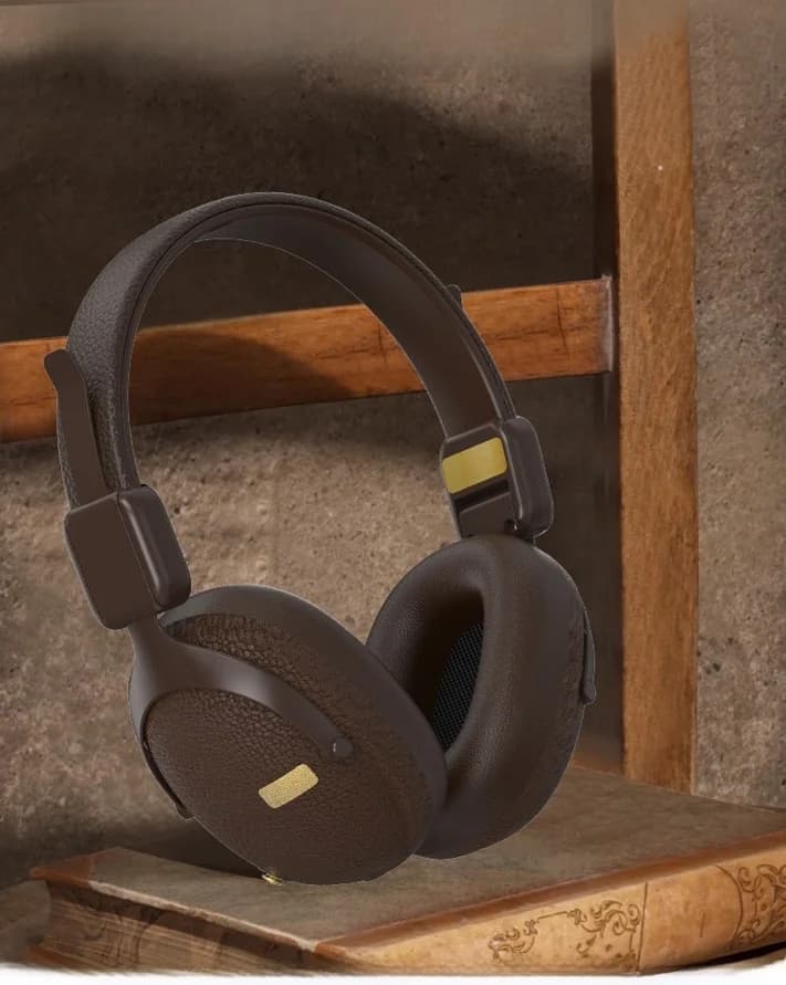 Retro-tyyliset langattomat kuulokkeet Bluetooth 5.4:llä