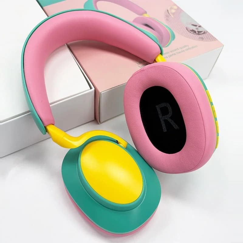 Langattomat korvanpäälliset Bluetooth-kuulokkeet, mikrofoni, FM-radio, Type-C