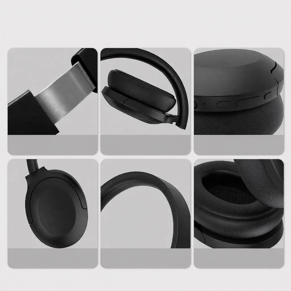 Aktiivisella melunvaimennuksella varustetut Bluetooth-kuulokkeet, langattomat, over-ear, 5.4