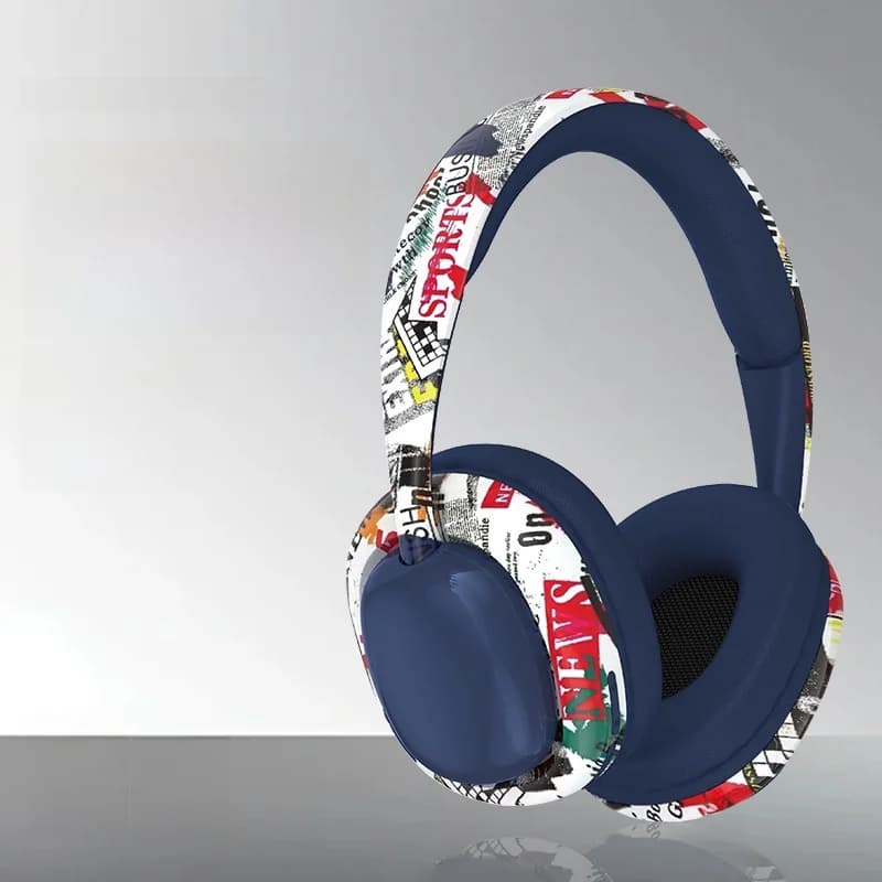 Bluetooth-over-ear-kuulokkeet syvällä bassolla ja langattomalla yhteydellä