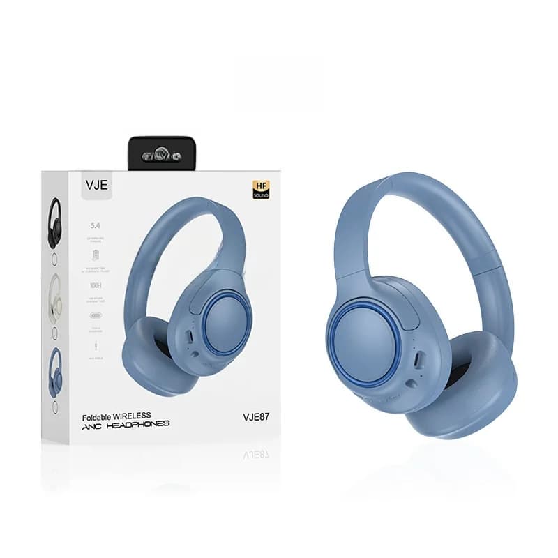 Langattomat over-ear-kuulokkeet melunvaimennuksella ja pitkällä akun kestolla