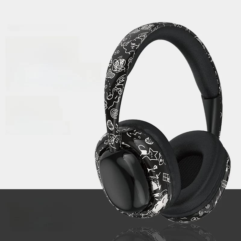 Bluetooth-over-ear-kuulokkeet syvällä bassolla ja langattomalla yhteydellä