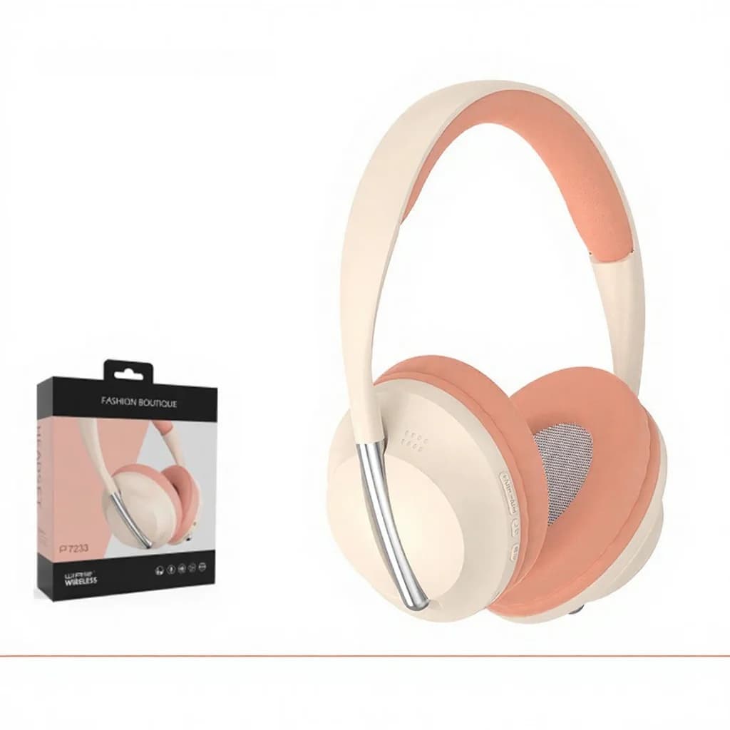 Langattomat over-ear-kuulokkeet TF-korttipaikalla ja AUX-tulolla