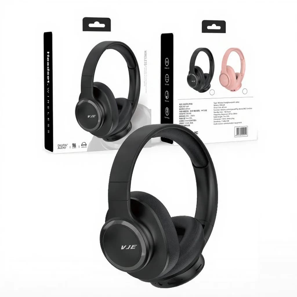 Langattomat korvanpäälliset kuulokkeet pitkällä akun kestolla ja Bluetooth 5.4:llä