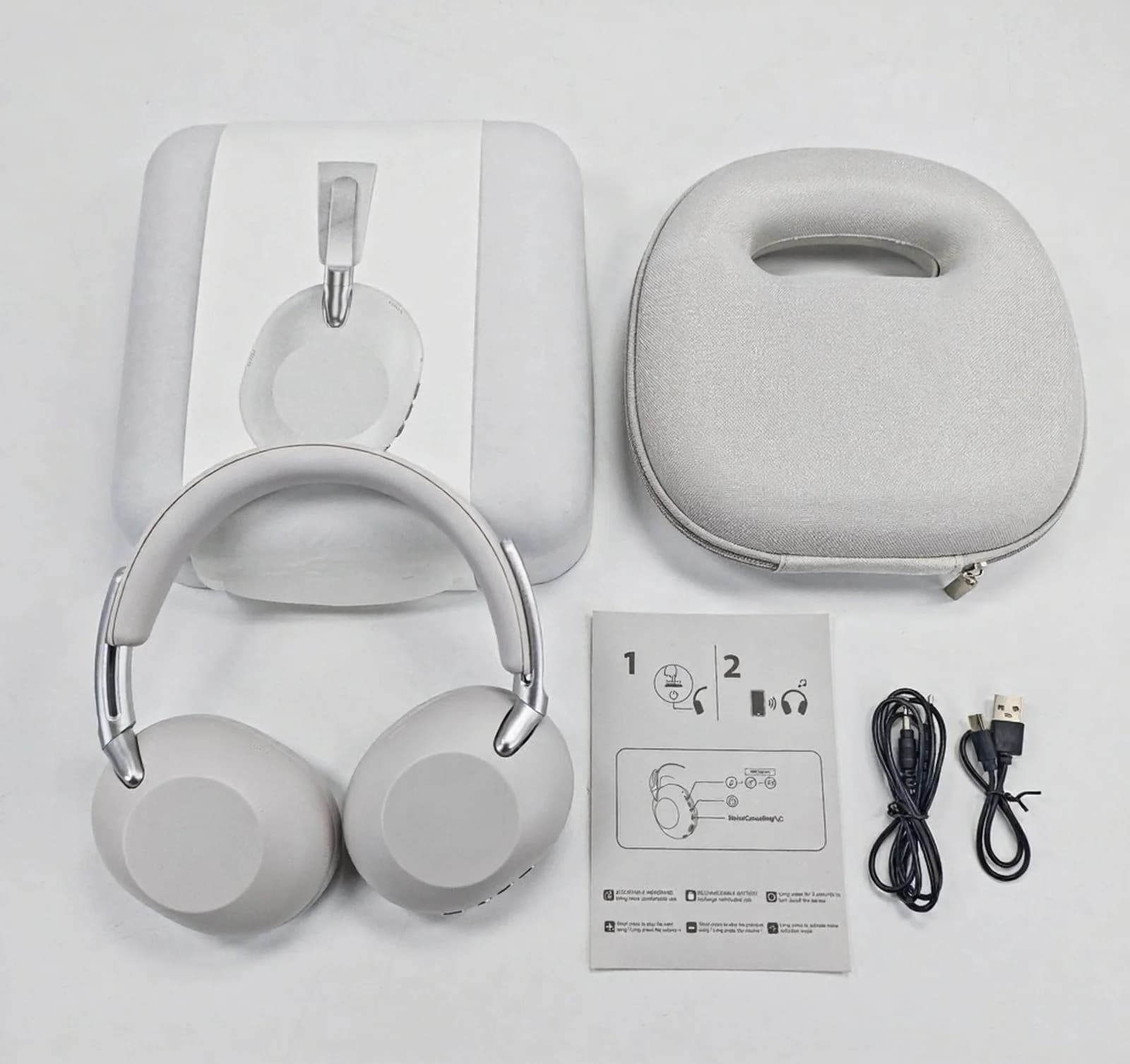 Langattomat Bluetooth-kuulokkeet aktiivisella melunvaimennuksella