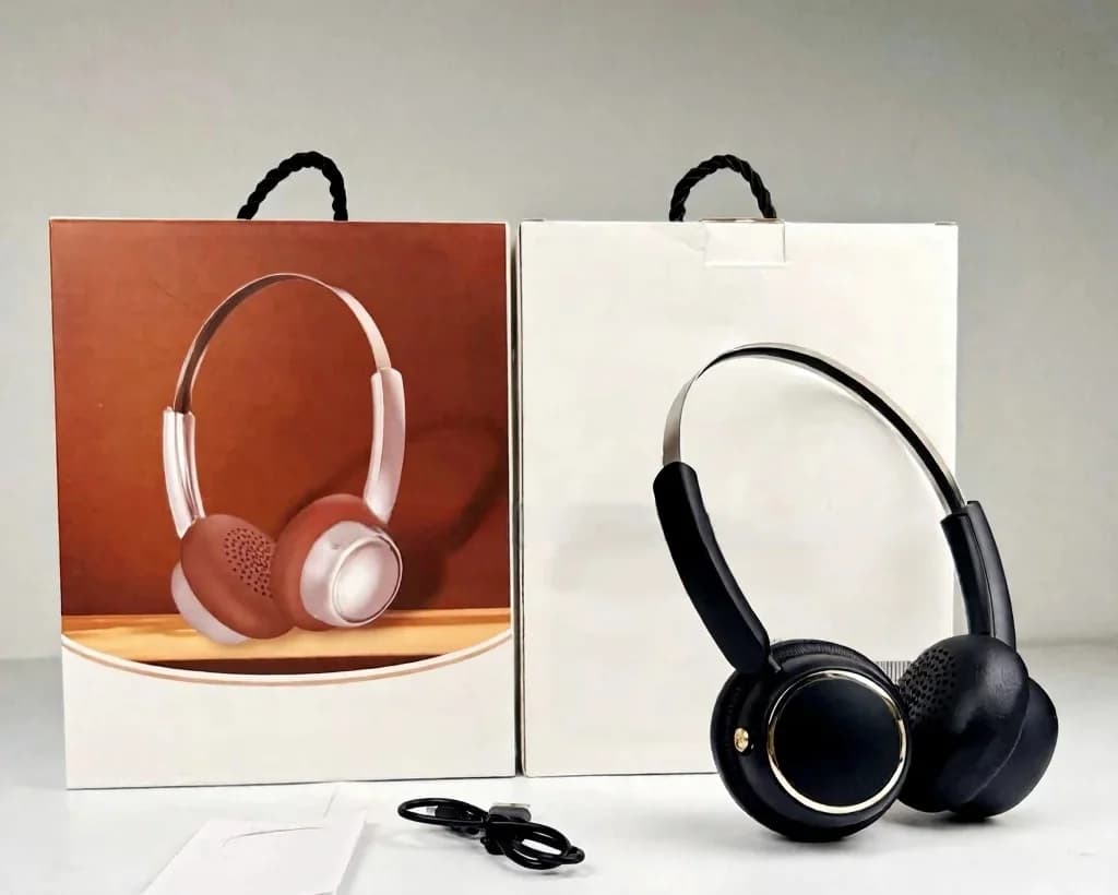 Retro-ylikorvakuulokkeet langattomalla yhteydellä, FM-radio ja Bluetooth 5.4