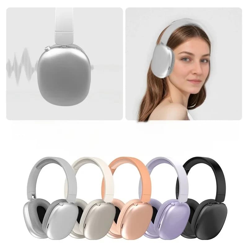 Aktiivisella melunvaimennuksella varustetut langattomat Bluetooth-kuulokkeet mikrofonilla