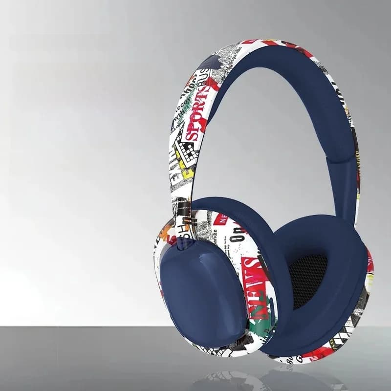 Bluetooth-over-ear-kuulokkeet syvällä bassolla ja langattomalla yhteydellä