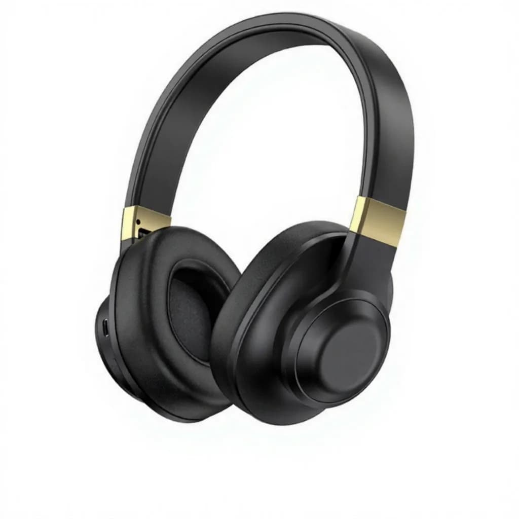 Langattomat Bluetooth-over-ear-kuulokkeet syvällä bassolla ja pitkällä akunkestolla