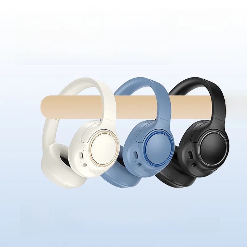 Langattomat over-ear-kuulokkeet melunvaimennuksella ja pitkällä akun kestolla