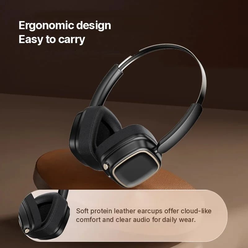 Retro langattomat kuulokkeet Bluetooth 5.4 stereobassolla
