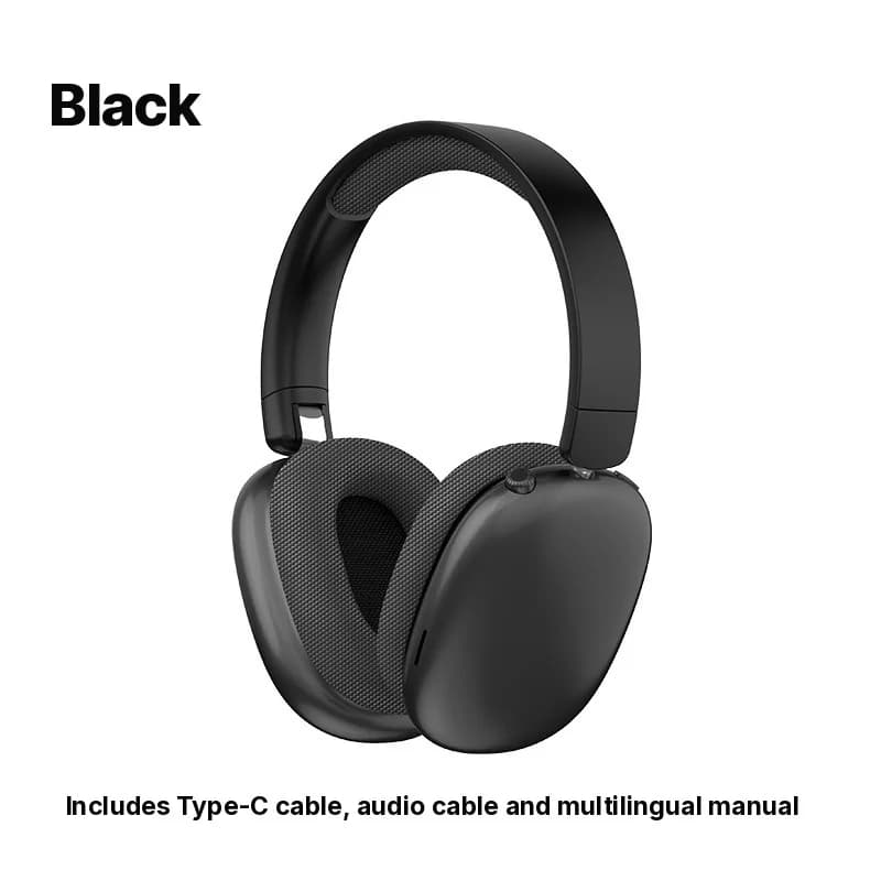 Korvanpäälliset langattomat Bluetooth-kuulokkeet FM-radion ja TF-korttipaikan kanssa
