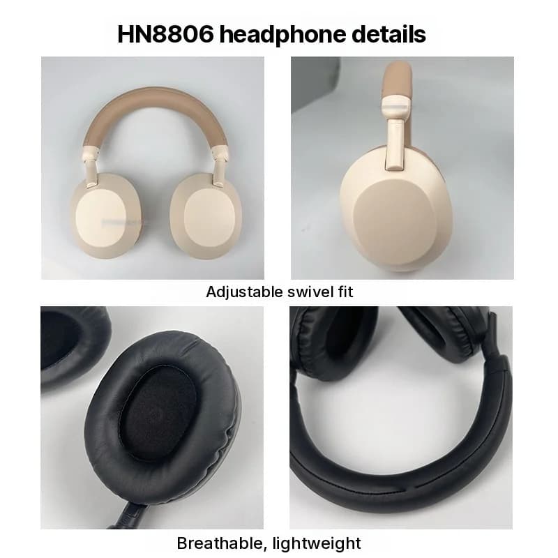 Langattomat Bluetooth-kuulokkeet syvällä bassolla ja mikrofonilla