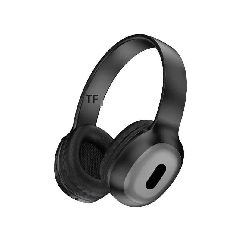Korvan päällä olevat Bluetooth-kuulokkeet TF-korttipaikalla ja AUX-tulolla