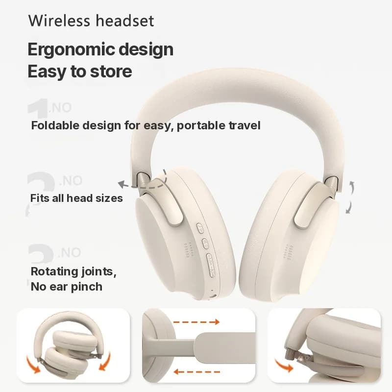 Langattomat Bluetooth-kuulokkeet Type-C-latauksella ja stereoäänellä