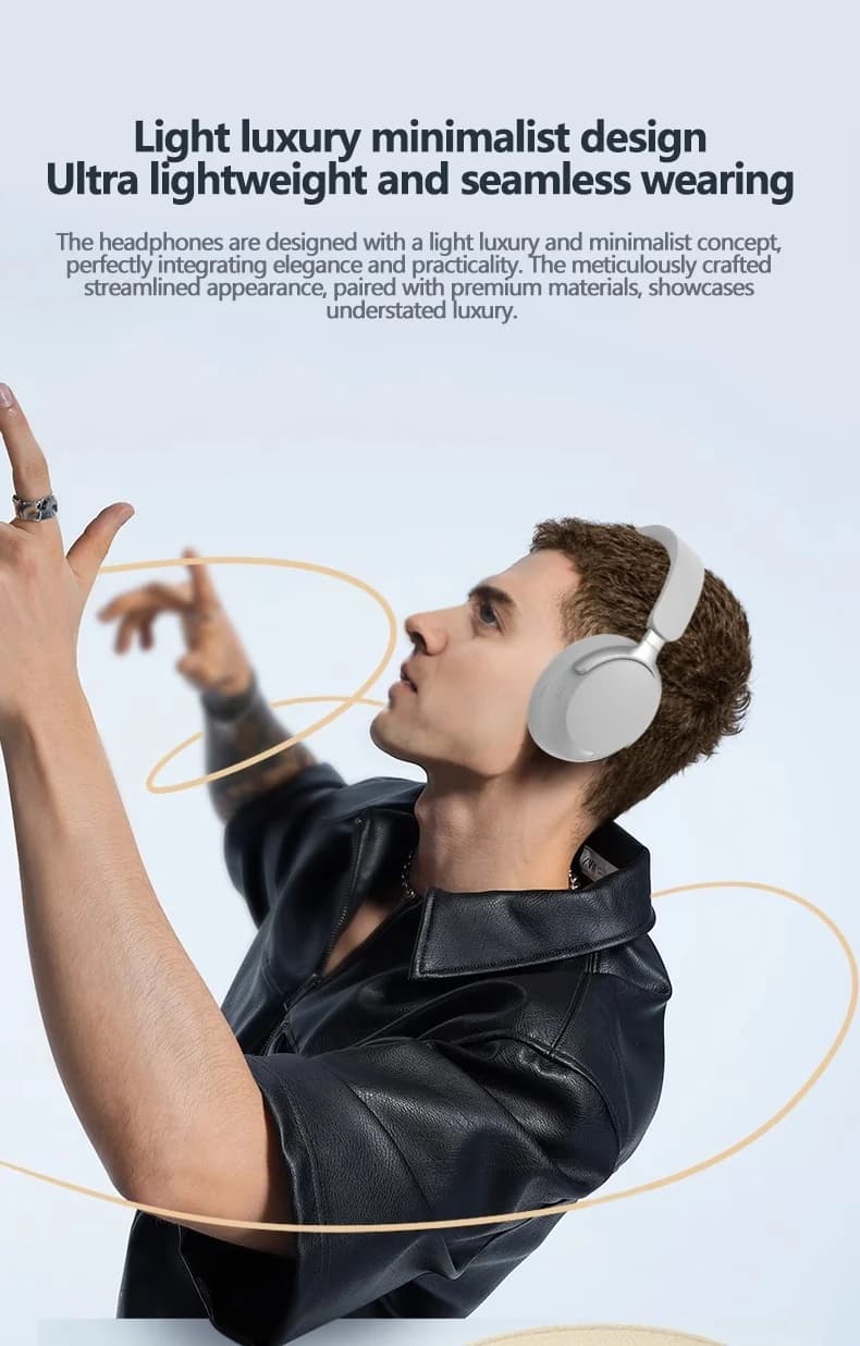 Langattomat Bluetooth-kuulokkeet 3D-stereoäänellä ja pitkällä akunkestolla