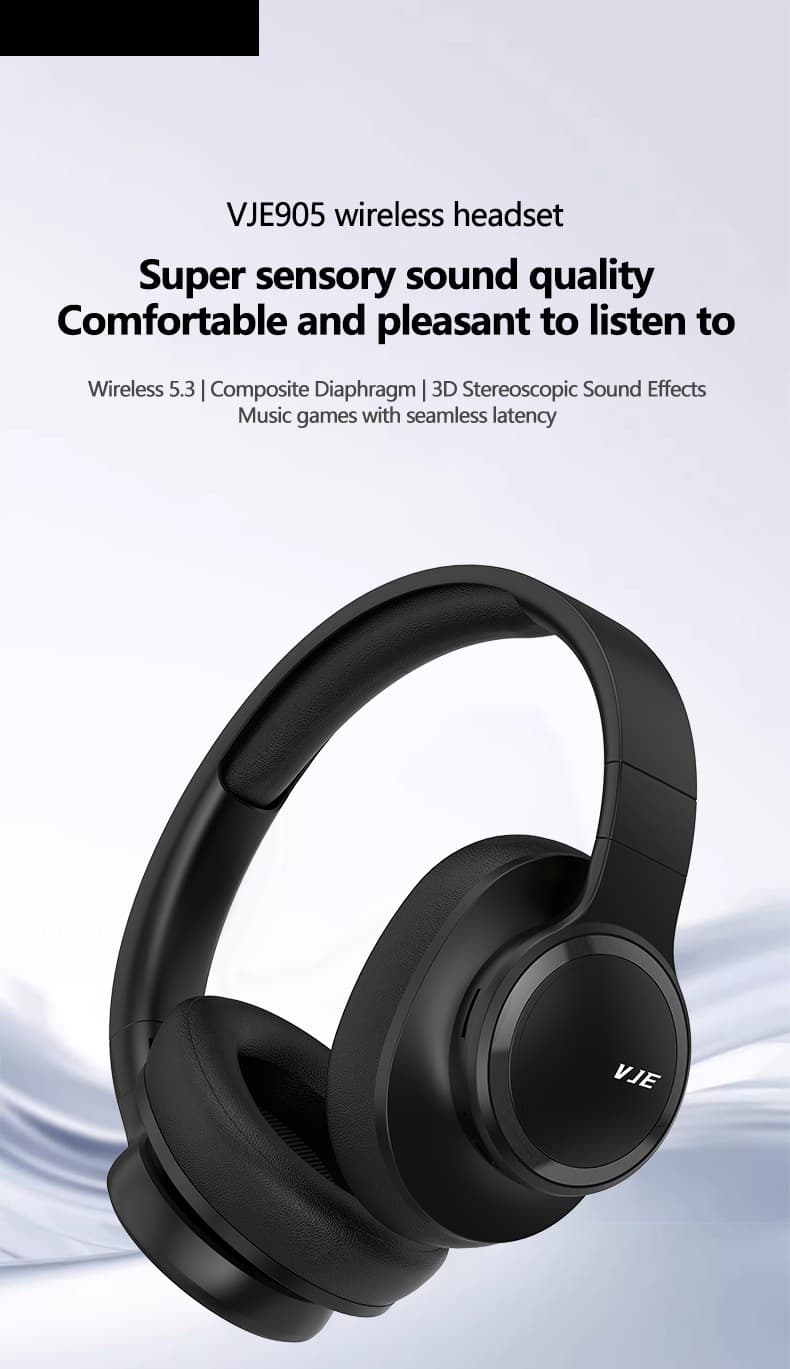 Langattomat Bluetooth-kuulokkeet mikrofonilla ja syvällä bassolla