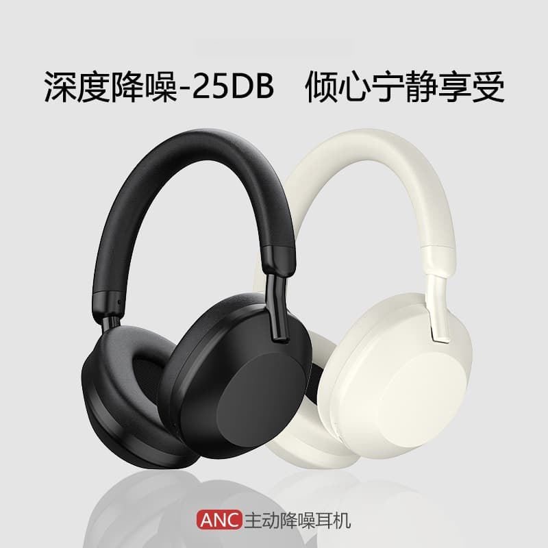 ANC Active Noise Cancelling Over-Ear Wireless Bluetooth Headphones